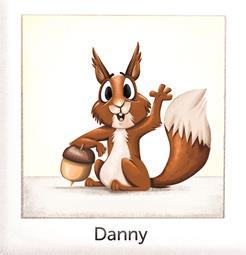 Danny, de nieuwe mascotte van ons natuurleerpad!