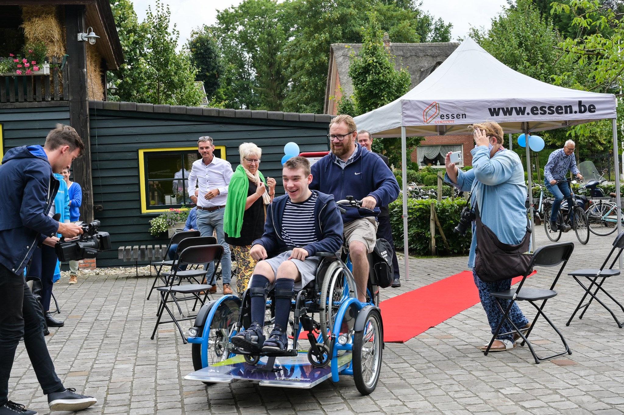 Hij staat gratis gereed voor u: onze rolstoelfiets